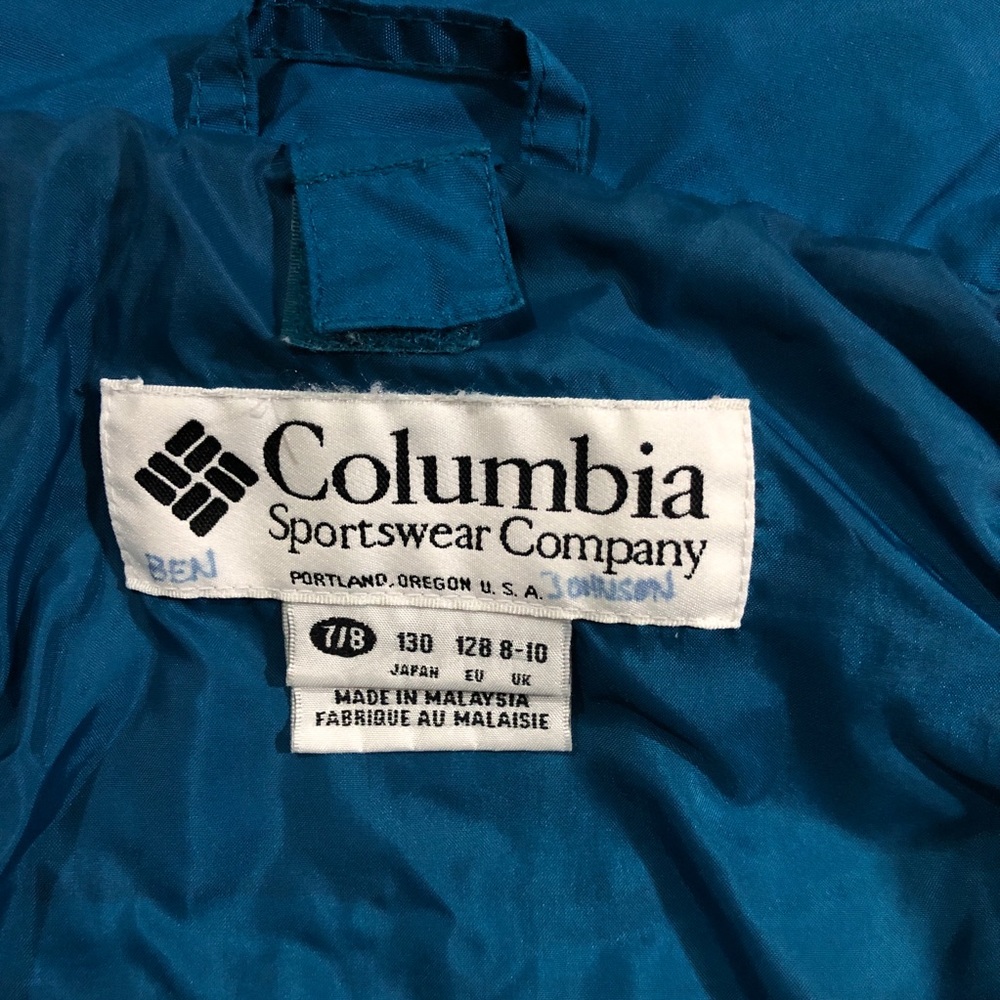 Vintage Kids Columbia Jacket 7-8 - Picture 5 of 8